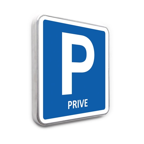 Panneau horizontal de parking privé