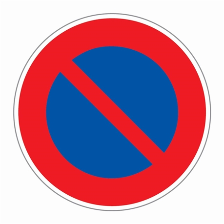 Panneau stationnement interdit plat - Direct Signalétique