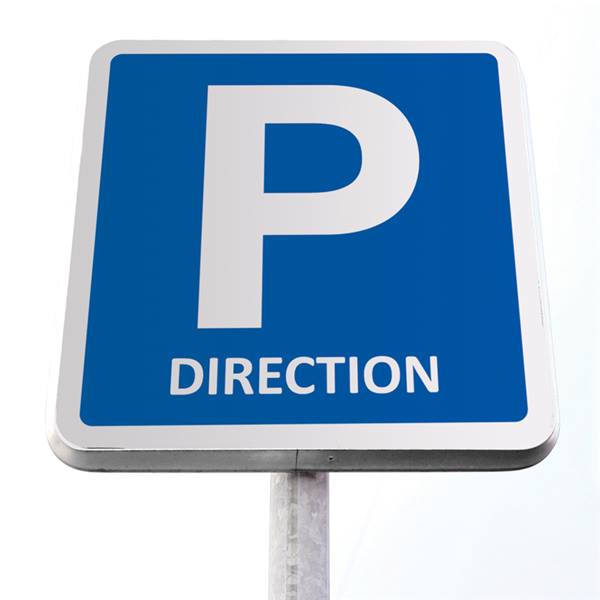 Panneau PVC picto Parking Direction