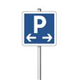 Panneau de stationnement – Parking Flèche à droite et à gauche