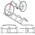 Range-vélo modulable - 3 vélos et +